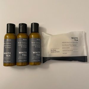 NEW- Westin White Tea Body Lotion (3) and Bar Soap